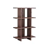 arne ディスプレイラック 飾り棚 オープンラック 本棚 間伐材 ダークブラウン 3段 COⅡ 75-3ラック