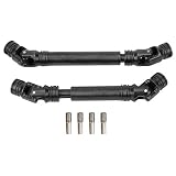 TRAXXAS TRX4用RCドライブシャフト、RCトランスミッションシャフト、ブラックスチールランドローバーディフェンダーRCカー