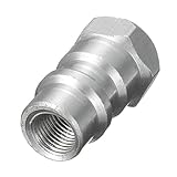 ILS - 1/4 Inch 8v1 Quick Valve Conversion Connector R12 R22 R502 to R134A Adapter Alloy