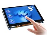 waveshare 5インチ 静電容量式タッチスクリーンLCD Raspberry Pi 5/4B/3B+/3A+/2B/B+/A+/Zero/Zero W/WH/Zero 2W CM3+/4シリーズボード 800×480解像度 HDMI Windows 11/10 / 8.1/8 / 7に対応