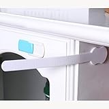 IBEET Child Safety Locks,5-Piece, Adjustable Strap and Latch System,3M Adhesive,8 Inch, For Baby Pro