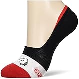 ピーナッツ 刺繍フットカバー スヌーピー SNAP3262L ブラック