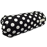 Jolie・Joie 抱っこ紐(だっこひも)収納カバー 【裏生地グレー】 日本製 リバーシブル(黒ドットM×グレー)シッカリ生地