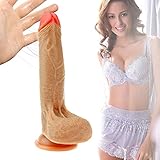 Racazing ディルド アナル 吸盤ディルド Sex Dildo Gスポット ディルド 初心者 肉感　3 6 0 回 転 抜群の挿入感 　な外観と質感 女性用　刺激 大人のおもちゃ for Fem