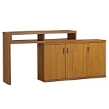 arne テレビ台 パソコンデスク 完成品 伸縮 コーナー ハイタイプ キャビネット T+D 105S扉 北欧モデル チーク