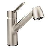 Moen 7585メソッドPulloutスプレーキッチン蛇口シングルハンドルTechn with取付、 7585SRS 1