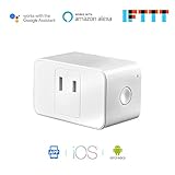 Wi-Fiスマートプラグ スマートコンセント 遠隔操作 直差しコンセント 2ピンプラグ Amazon Alexa Echo シリーズ Googleホーム対応 音声コントロール スケジュール設定 電気ス