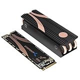 SABRENT SSD 500GB、PS5に対応、M.2 ヒートシンク付 M.2 SSD 500GB PCIe 4.0 M.2 SSD NVMe 500GB、Gen4 M.2 2280、内蔵SSD速度最大5000MB/秒 ロケット4 PLUS エクストリームパフォーマンス (SB-ROCKET-NVMe4-HTSK-500)