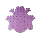 Cute Cartoon Frog PVCノンスリップ非スリップToddler Tubベビー子供バスシャワー吸引マットバスルームラグカーペット パープル