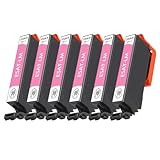 BINGSTARONE SAT 互換インク エプソン用 EPSON用 SAT インク サツマイモ インク SAT-LM ラトー マゼンタ 6個 対応機種:EP-712A EP-813A EP-713A EP-814A EP-714A EP-815A EP-715A EP-816A EP-716A EP-812A【大容量/残量表示対応/個包装】
