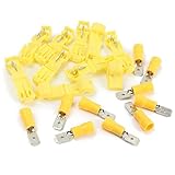 Soloop 20pcs Solderless Female Quick Splice Wire Connector Male Spade Terminals [並行輸入品]