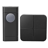 MUTANG ワイヤレスドアベルポータブル耐候プラグインドアチャイキット電気ドアベルボリューム調整可能