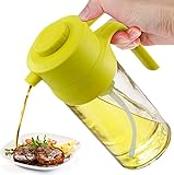 オイルボトル オイルポット【3ml/5ml 定量出し】醤油差し 液だれしない 片手 ガラス 調味料入れ 油入れ ドレッシングボトル 調味料 ビン オイル差し 醤油 酢 ビネガー オイル 容器 オイル500ml 料理用 ギフト