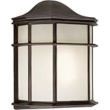 Forte Lighting 17006-01-28 Exterior Wall Light with White Acrylic Panel Shades, Painted Rust [並行輸入品]
