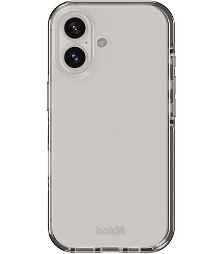 Amazon.co.jp: [ Holdit ] iPhone 16 ケース (ホワイト/無地) カバー