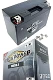 メガパワー バイク バッテリー MT9B-4 密閉式 メンテナンスフリー (GT9B-4/YT9B-4/YT9B-BS/FT9B-4/CT9B-4/ST9B-4/BT9B-4 互換)