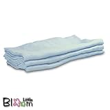 LittleBloom, 100% Cotton Muslin Squares, Blue by Little Bloom
