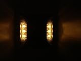 新型ソーラー2×3LED（6LED） 黄色『常時点灯タイプ』道路鋲、路肩鋲、階段ランプ【 省エネ 】【 耐久性 】アルミ合金 …