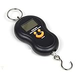 旅行はかり VΛ ラゲッジチェッカー デジタルスケール トラベル スーツケース 荷物秤VΛ ベルト計量器 電子吊り下げ式 携帯式 風袋引き機能 温度計付き 液晶ディスプレイ ステンレス 小型軽量 電池