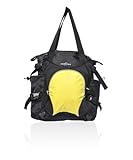 Obersee Innsbruck Diaper Bag Tote with Cooler, Black/Yellow by Obersee [並行輸入品]