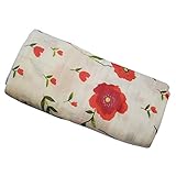 (キッズ　ハウス)KIDS HOUSE ベビーおくるみ　新生児バスタオル　コットン製 (フラワー)