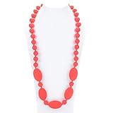 Consider It Maid Silicone Teething Necklace for Mom to Wear - FREE E-BOOK - BPA FREE and FDA Approve