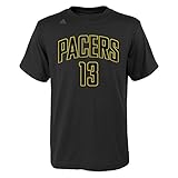 NBAインディアナ・ペイサーズBoys Youth Hyper名前と番号半袖Tシャツ, Medium (10 – 12 )、ブラック
