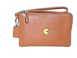 コーチ 財布 Coach PacMan Saddle Leather Limited Edition Wristlet Wallet [並行輸入品]