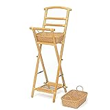 サンフラワーラタン ハンガーラック 折りたたみ式 ナチュラル K95H