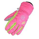 amyipoキッズ冬雪スキー手袋スノーボード手袋子Waterpoof For Boys Girls