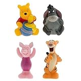 Disney Set of 4 Winnie the Pooh Character Pool Bath Toys Including Tigger Eeyore Piglet and Pooh [並行