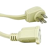 Sunlite 04145-SU EX3/AP Appliance 3-Feet Extension Cord, Grey [並行輸入品]