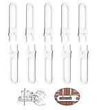 Leedemore Cabinet Lock for Child Safety,Adjustable U Shaped Lock, Easy to Install Unbreakable Durabl