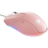 COUGAR ゲーミングマウス MINOS XT Pink RGB対応 PMW3050光学センサー DPI調整可能 マクロ設定 Pinkカラー CGR-MINOS XT 2 【国内正規品】