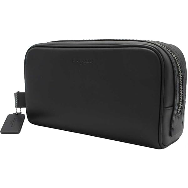 COACH コーチ　黒 ポーチ　新品タグ付き 楽天市場】コーチ ポーチ メンズ COACH セカンドバッグ レザー
