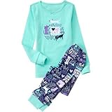 GYMBOREE(ジンボリー) キャットs 2-ピース パジャマ クール アクア スリープウェア 6～12ヶ月【並行輸入】