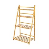ZJM-flower stand バルコニー4段フラワースタンド折りたたみ式着陸ポットラック (サイズ さいず : L-100 * 47 * 122cm)