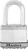 Master Lock 【正規輸入品】 マグナム シリンダー式南京錠(プロ仕様) 鍵4本付 M5JADLF