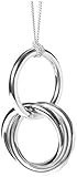 Momma's Jewels Sterling Silver Teething Necklace - 3 Ring - One Size [並行輸入品]