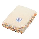 PECORA 羊のようにフワフワ 両面ボア ふんわりブランケット L 140×100㎝ イエロー