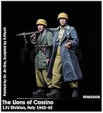 ラドミニチュア 1/35 第二次世界大戦 ドイツ軍 カッシーノのライオン3 1.FJ (第1降下猟兵師団)MG43射撃チーム イタリア 1943-45 レジンキット RDM35028