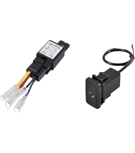 Amazon | 【セット買い】エーモン(amon) リレー 4線(4極) DC12V