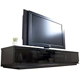 タンスのゲン テレビ台 完成品 幅180cm 鏡面 ローボード 国産 GOD-ゴッド- ブラック 01070306 BK