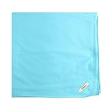 My Blankee Cotton Swaddle Stroller Blanket 47" x 47" (Aqua) [並行輸入品]