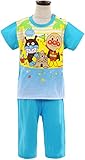 アンパンマン 半袖 光るパジャマ上下セット 【sa2649】80cm ブルー