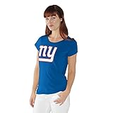 Eli Manning (イーライ・マニング) ニューヨークジャイアンツ#10 NFL 女性用選手Tシャツ L ブルー