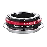 Fotodiox マウントアダプター NikG-GFX （ニコンF（Gタイプ対応） → 富士フイルムGFX Gマウント変換） 絞りリング付き フォトディオックス