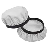 PATIKIL グレー 柔軟なファブリック ウォッシャブル ヘッドフォンカバー 適合60mm-90mm 1ペア 伸縮性 ファブリック イヤホンプロテクター ほとんどのオンイヤーヘッドホン用