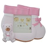 GIFT GARDEN ベビー フォトフレーム 靴 G5068R ピンク＆ホワイト