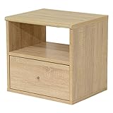 LITENStaD サイドテーブル 引き出し×1タイプ オーク LSD-01-STD1-ok